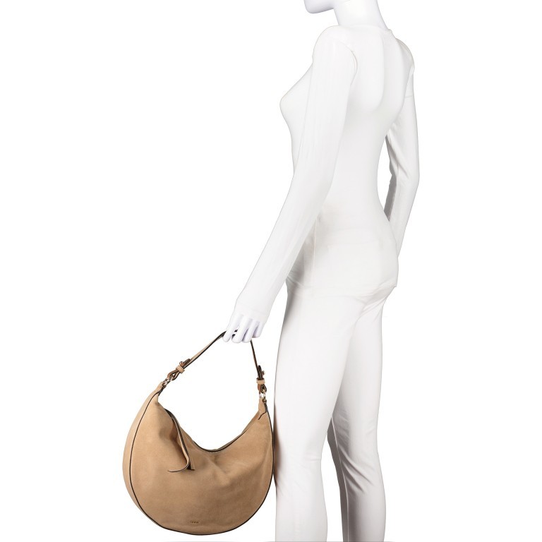 Beuteltasche Kaleido Lulu S Camel, Farbe: cognac, Marke: Abro, EAN: 4067278013961, Abmessungen in cm: 35x25x7, Bild 4 von 8