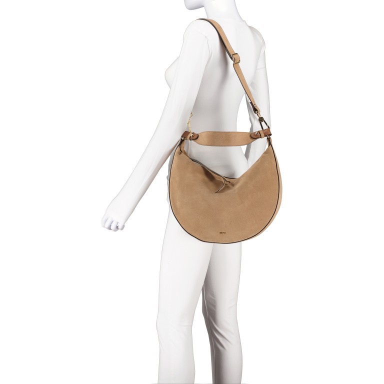 Beuteltasche Kaleido Lulu S Camel, Farbe: cognac, Marke: Abro, EAN: 4067278013961, Abmessungen in cm: 35x25x7, Bild 6 von 8
