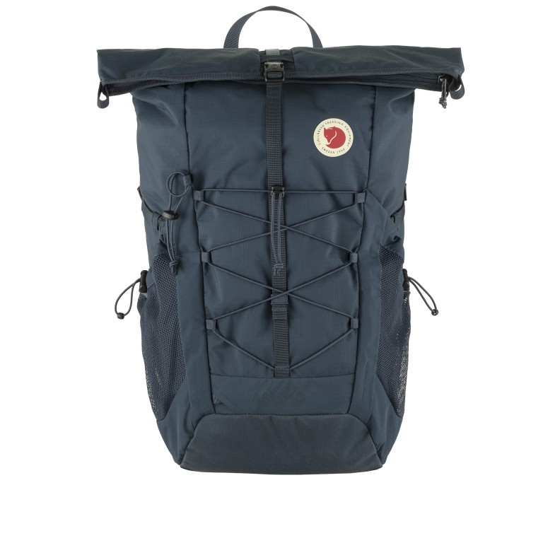 Rucksack Abisko Hike Foldsack Navy, Farbe: blau/petrol, Marke: Fjällräven, EAN: 7323450842321, Abmessungen in cm: 26x53x20, Bild 1 von 9