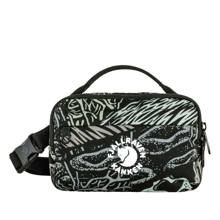 Gürteltasche Kånken Art Hip Pack Darkwoods, Farbe: schwarz, Marke: Fjällräven, EAN: 7323450867669, Abmessungen in cm: 18x12x9, Bild 1 von 6