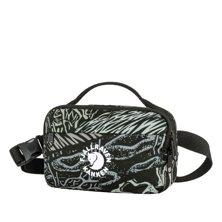 Gürteltasche Kånken Art Hip Pack Darkwoods, Farbe: schwarz, Marke: Fjällräven, EAN: 7323450867669, Abmessungen in cm: 18x12x9, Bild 2 von 6