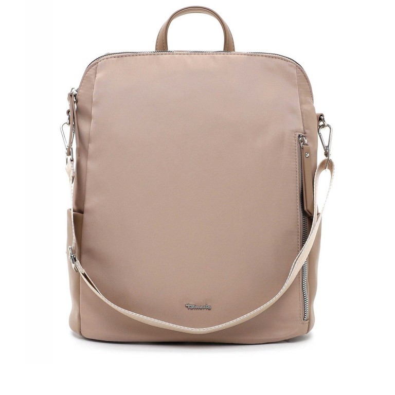 Rucksack Larissa Taupe, Farbe: taupe/khaki, Marke: Tamaris, EAN: 4063512083257, Abmessungen in cm: 30x34x14, Bild 1 von 5