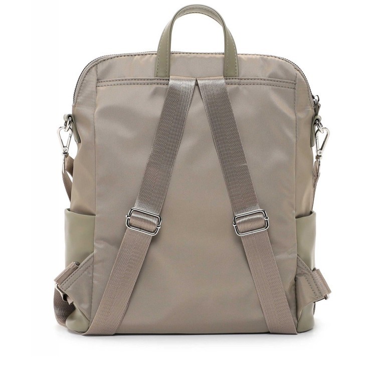 Rucksack Larissa Khaki, Farbe: taupe/khaki, Marke: Tamaris, EAN: 4063512083240, Abmessungen in cm: 30x34x14, Bild 3 von 5