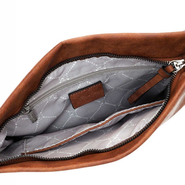 Umhängetasche Liane Cognac, Farbe: cognac, Marke: Tamaris, EAN: 4063512081390, Abmessungen in cm: 26x25x5, Bild 4 von 5
