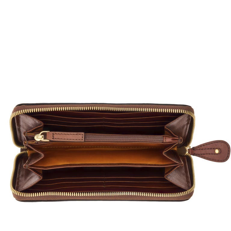 Geldbörse Cecilia Marrone, Farbe: cognac, Marke: The Bridge, EAN: 8033748528651, Abmessungen in cm: 19.5x10.5x2.3, Bild 4 von 4