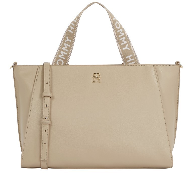 Handtasche Tommy Life Tote Bag Beige, Farbe: beige, Marke: Tommy Hilfiger, EAN: 8720643584560, Abmessungen in cm: 42x26x18.5, Bild 1 von 4