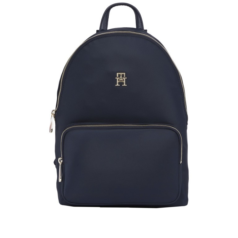 Rucksack Poppy Backpack Space Blue, Farbe: blau/petrol, Marke: Tommy Hilfiger, EAN: 8720643590363, Abmessungen in cm: 31x36x16, Bild 1 von 4