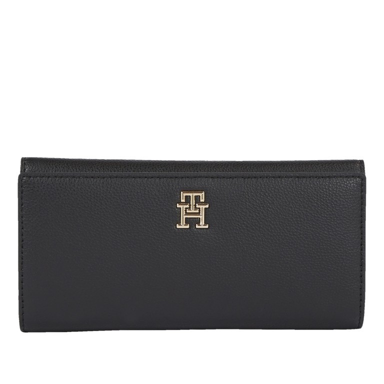 Geldbörse Casual Black, Farbe: schwarz, Marke: Tommy Hilfiger, EAN: 8720643564562, Abmessungen in cm: 19x10x2, Bild 1 von 3