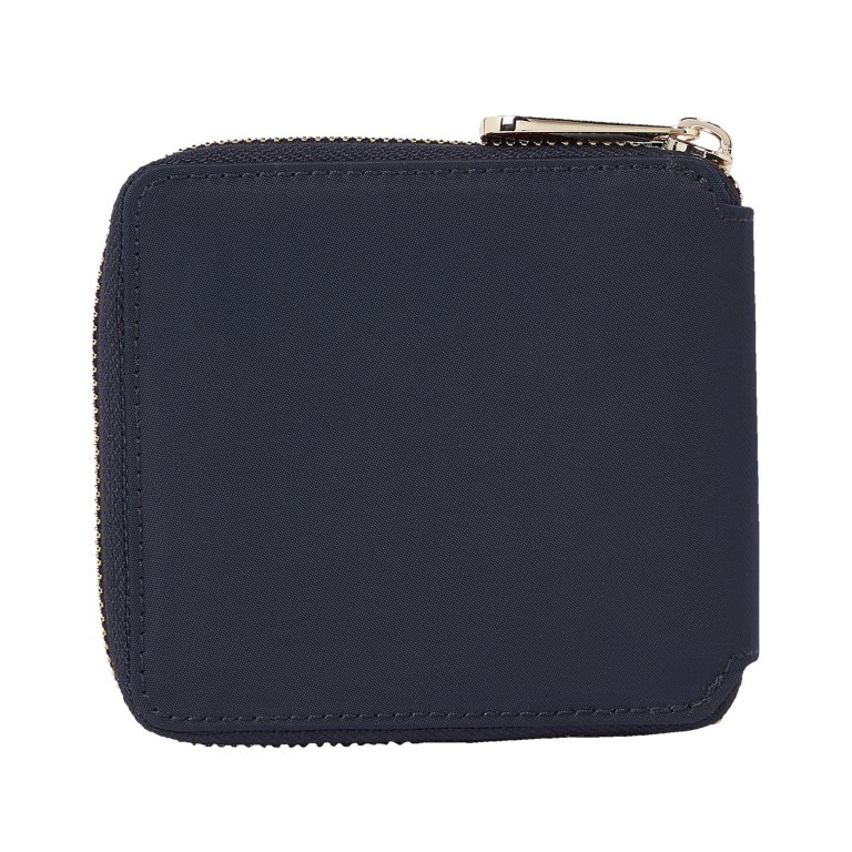 Geldbörse Poppy Medium Wallet Zip Around Space Blue, Farbe: blau/petrol, Marke: Tommy Hilfiger, EAN: 8720643560878, Abmessungen in cm: 11x10x2, Bild 2 von 3