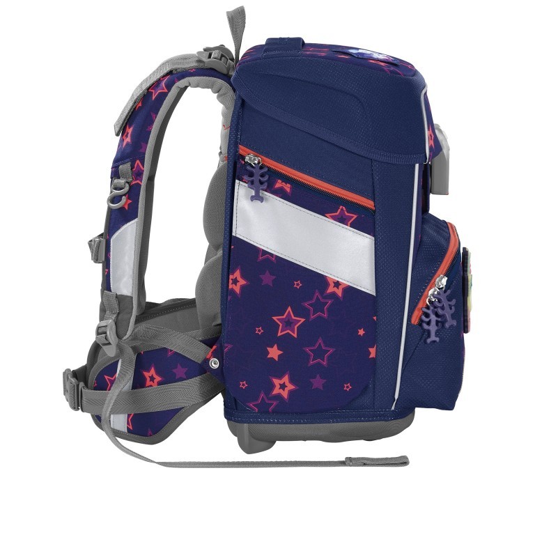 Schulranzen Space Shine Special Edition mit Glow-in-the-dark-Effekt Pegasus Night Nuala, Farbe: flieder/lila, Marke: Step by Step, EAN: 4047443485823, Abmessungen in cm: 28x37x20, Bild 5 von 15