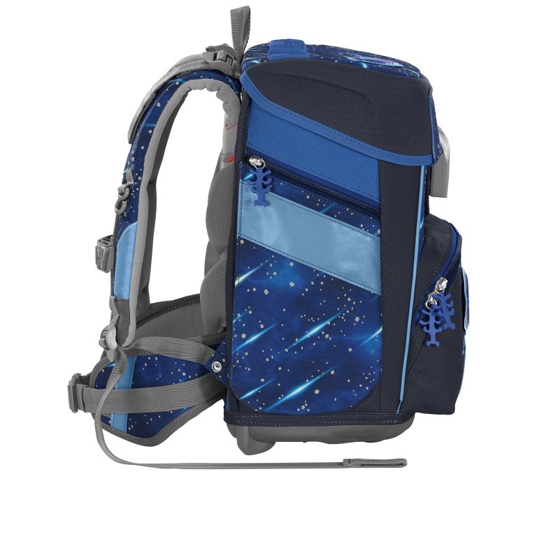 Schulranzen Space Reflect Special Edition 5-teilig Star Shuttle Elio, Farbe: blau/petrol, Marke: Step by Step, EAN: 4047443485793, Abmessungen in cm: 28x37x22, Bild 5 von 15