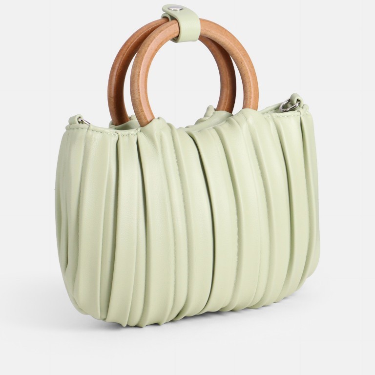 Handtasche Nivala Midi Soft Green, Farbe: grün/oliv, Marke: Seidenfelt, EAN: 4251817626365, Abmessungen in cm: 25x17x8, Bild 2 von 7