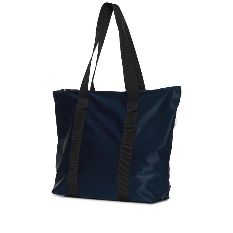 Shopper Tote Bag Rush Ink, Farbe: blau/petrol, Marke: Rains, EAN: 5711747537715, Abmessungen in cm: 35x36x13, Bild 2 von 5
