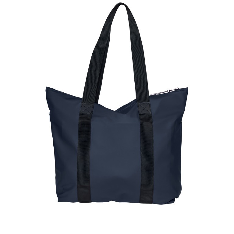Shopper Tote Bag Rush Navy, Farbe: blau/petrol, Marke: Rains, EAN: 5711747497675, Abmessungen in cm: 35x36x13, Bild 1 von 6