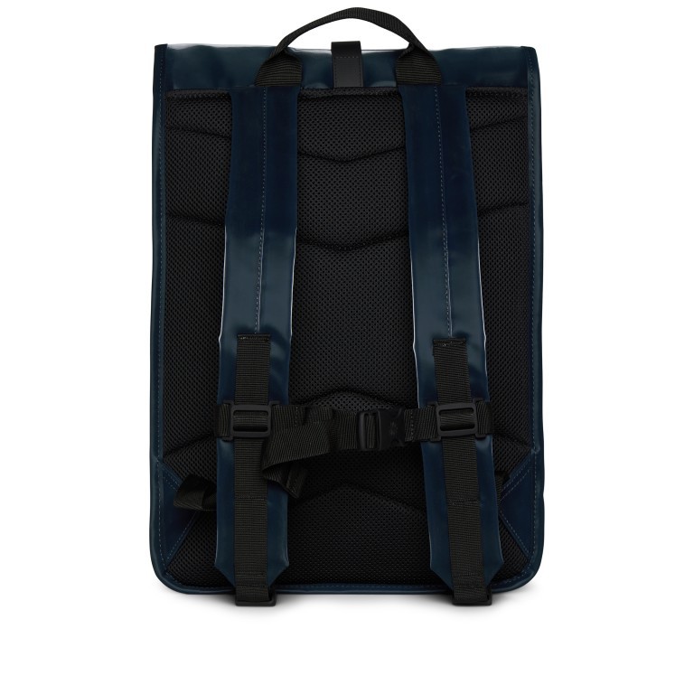 Rucksack Rolltop Ink, Farbe: blau/petrol, Marke: Rains, EAN: 5711747537432, Abmessungen in cm: 31x49x10, Bild 2 von 6