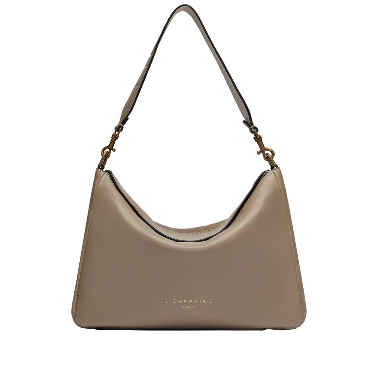 Beuteltasche Alessa Hobo M Dark French Grey, Farbe: taupe/khaki, Marke: Liebeskind Berlin, EAN: 4099593072514, Abmessungen in cm: 32x24x13.2, Bild 1 von 5