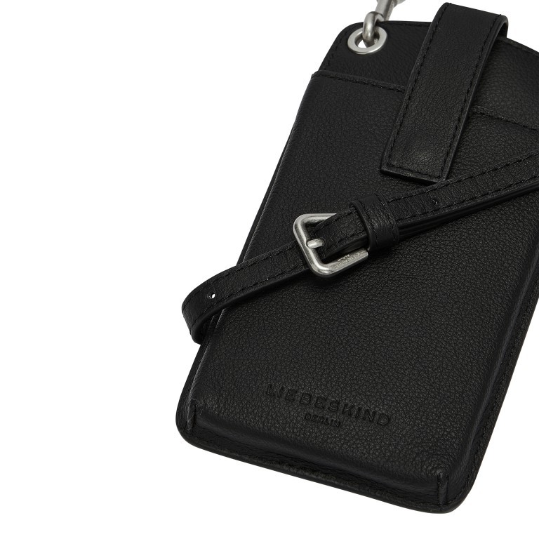 Handytasche Classics Mobile Pouch Black, Farbe: schwarz, Marke: Liebeskind Berlin, EAN: 4099593073962, Abmessungen in cm: 10x18x2.5, Bild 5 von 5