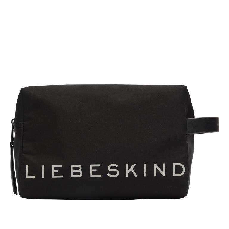 Kulturbeutel Jillian Cosmetic Pouch M Black, Farbe: schwarz, Marke: Liebeskind Berlin, EAN: 4099593071937, Abmessungen in cm: 24x14.5x12, Bild 1 von 4