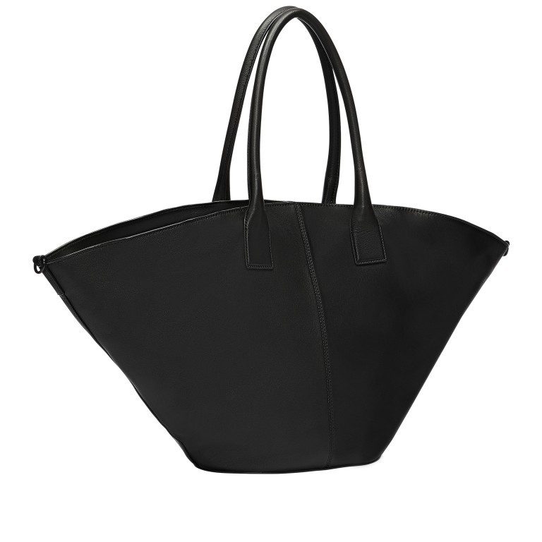 Handtasche Mica Shopper M Kodiaq Sheep Black, Farbe: schwarz, Marke: Liebeskind Berlin, EAN: 4099593072798, Abmessungen in cm: 75x33x25, Bild 2 von 5