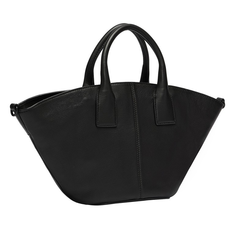 Handtasche Mica Shopper S Kodiaq Sheep Black, Farbe: schwarz, Marke: Liebeskind Berlin, EAN: 4099593073108, Abmessungen in cm: 49x21.3x18, Bild 2 von 5