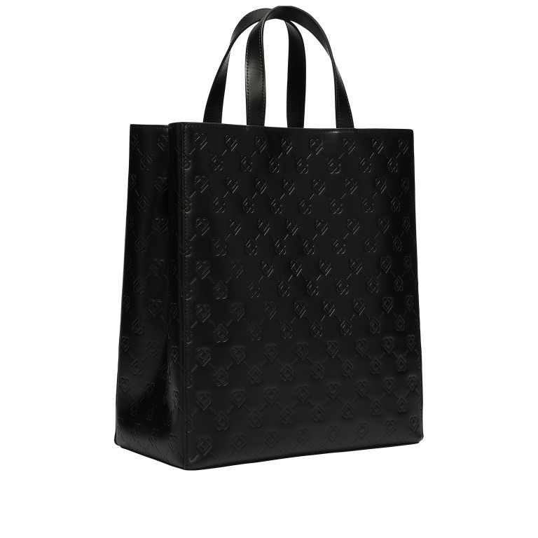 Handtasche Paper Bag Tote M Icon Black, Farbe: schwarz, Marke: Liebeskind Berlin, EAN: 4099593074907, Abmessungen in cm: 29x34x15, Bild 2 von 5