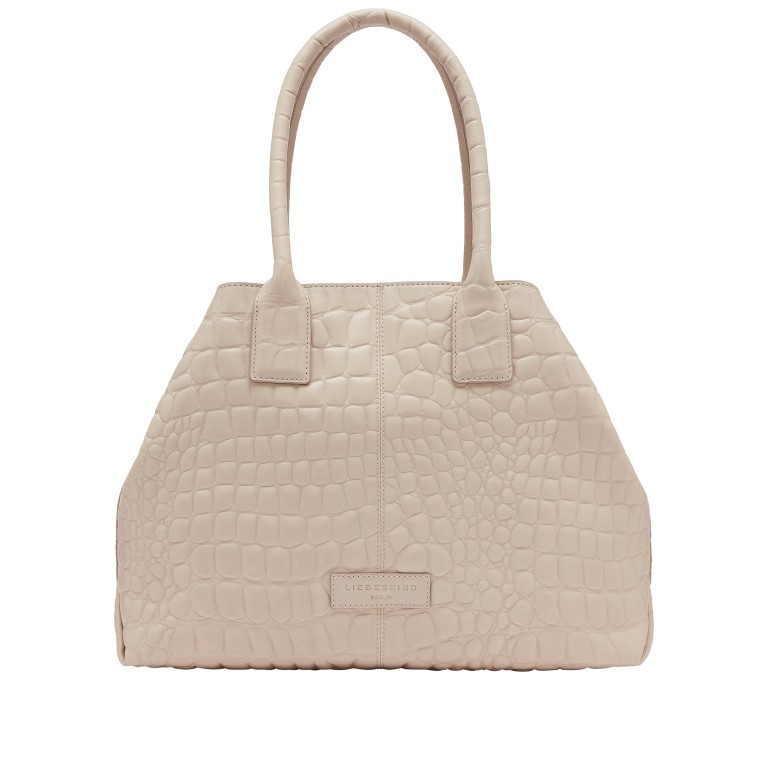 Shopper Waxy Kroko Chelsea M Almond Milk, Farbe: beige, Marke: Liebeskind Berlin, EAN: 4099593076574, Abmessungen in cm: 36x28x15, Bild 1 von 7