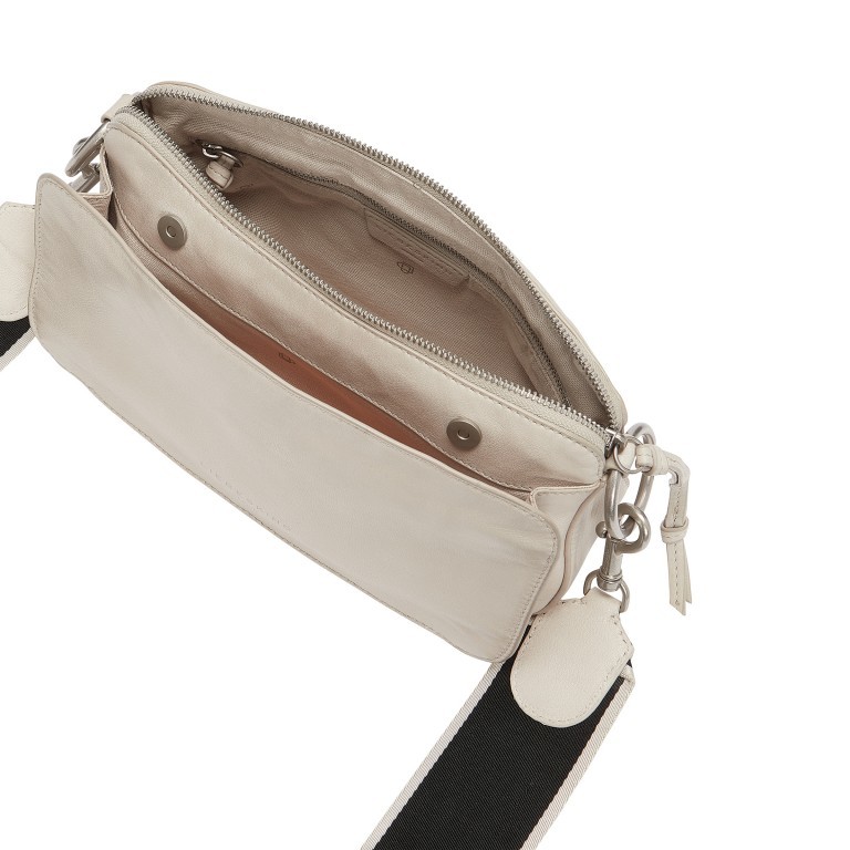 Umhängetasche Clarice Crossbody Bag M Almond Milk, Farbe: weiß, Marke: Liebeskind Berlin, EAN: 4099593076192, Abmessungen in cm: 27x15x8, Bild 4 von 5