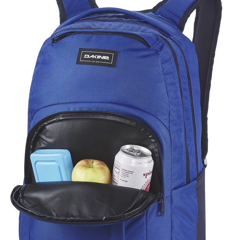 Schulrucksack Campus L Volumen 33 Liter Deep Blue, Farbe: blau/petrol, Marke: Dakine, EAN: 0194626466033, Abmessungen in cm: 33x52x20, Bild 6 von 6