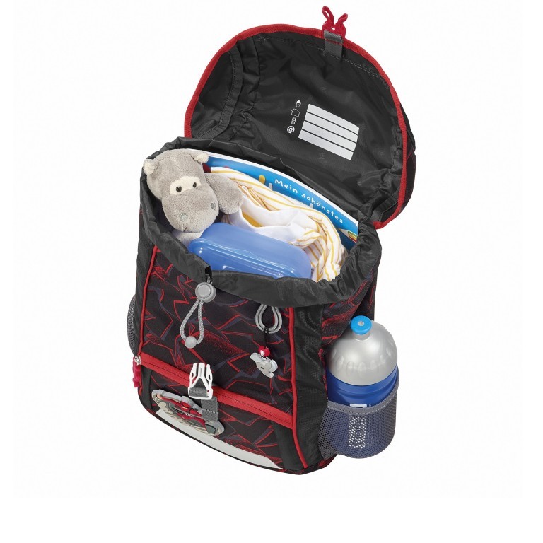 Kinderrucksack Kid Set 3-teilig Ninja Yuma, Farbe: rot/weinrot, Marke: Step by Step, EAN: 4047443492036, Abmessungen in cm: 26x35x17, Bild 4 von 7