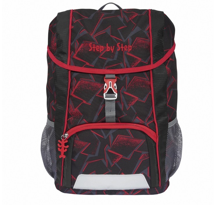 Kinderrucksack Kid Set 3-teilig Ninja Yuma, Farbe: rot/weinrot, Marke: Step by Step, EAN: 4047443492036, Abmessungen in cm: 26x35x17, Bild 5 von 7