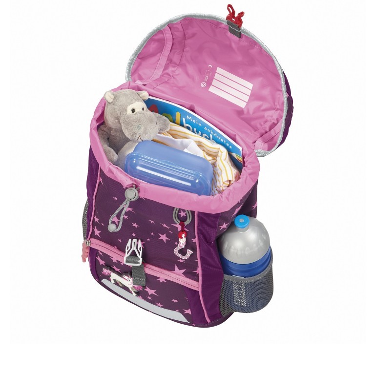 Kinderrucksack Kid Set 3-teilig Unicorn Nuala, Farbe: flieder/lila, Marke: Step by Step, EAN: 4047443491992, Abmessungen in cm: 26x35x17, Bild 4 von 7