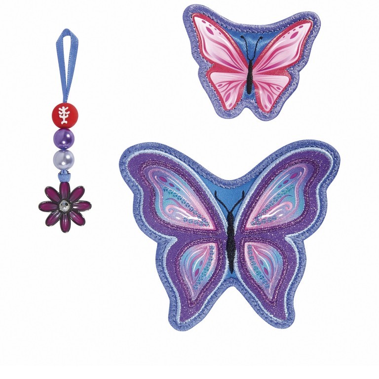 Sticker / Anhänger für Schulranzen Magic Mags Butterfly Maja, Farbe: flieder/lila, Marke: Step by Step, EAN: 4047443484642, Bild 1 von 3