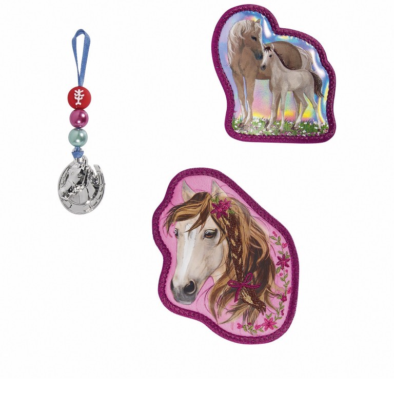 Sticker / Anhänger für Schulranzen Magic Mags Horse Lima, Farbe: rosa/pink, Marke: Step by Step, EAN: 4047443484673, Bild 1 von 3