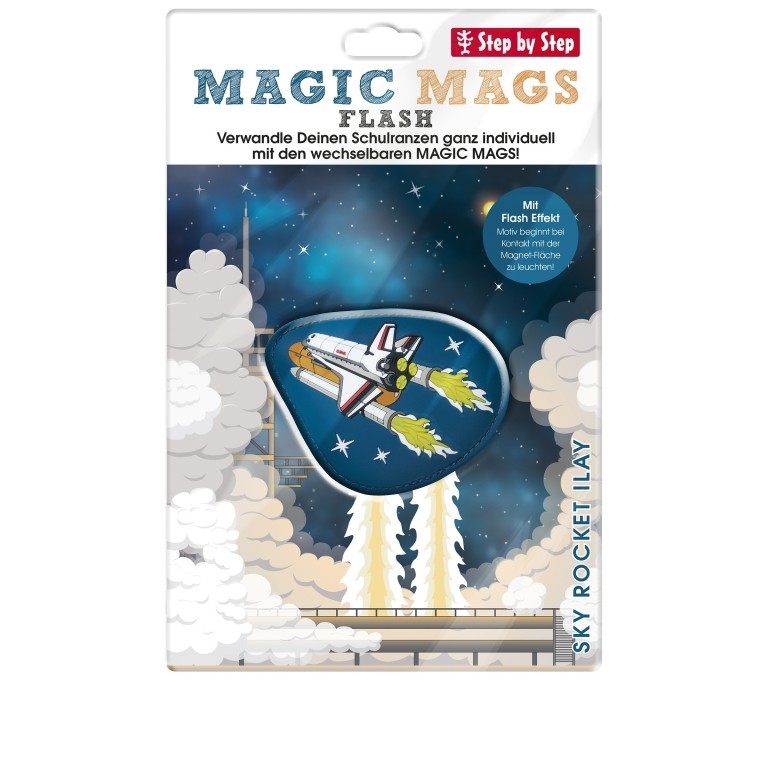 Sticker / Anhänger für Schulranzen Magic Mags Flash Sky Rocket Ilay, Farbe: blau/petrol, Marke: Step by Step, EAN: 4047443491084, Bild 3 von 4