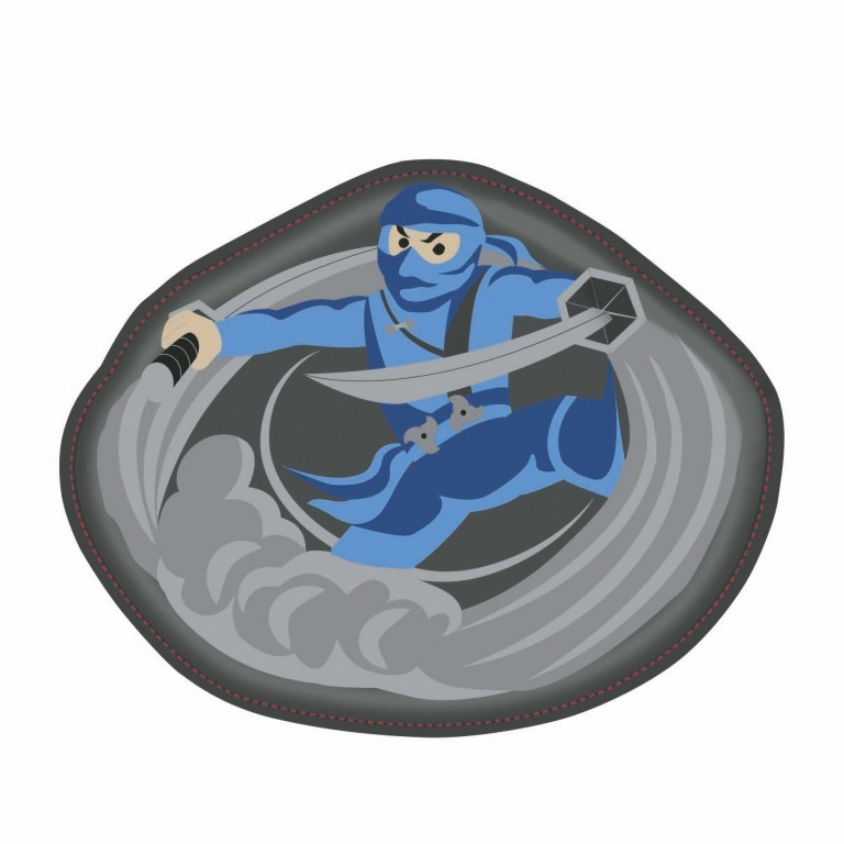 Sticker / Anhänger für Schulranzen Magic Mags Flash Ninja Quinn, Farbe: blau/petrol, Marke: Step by Step, EAN: 4047443491091, Bild 1 von 4