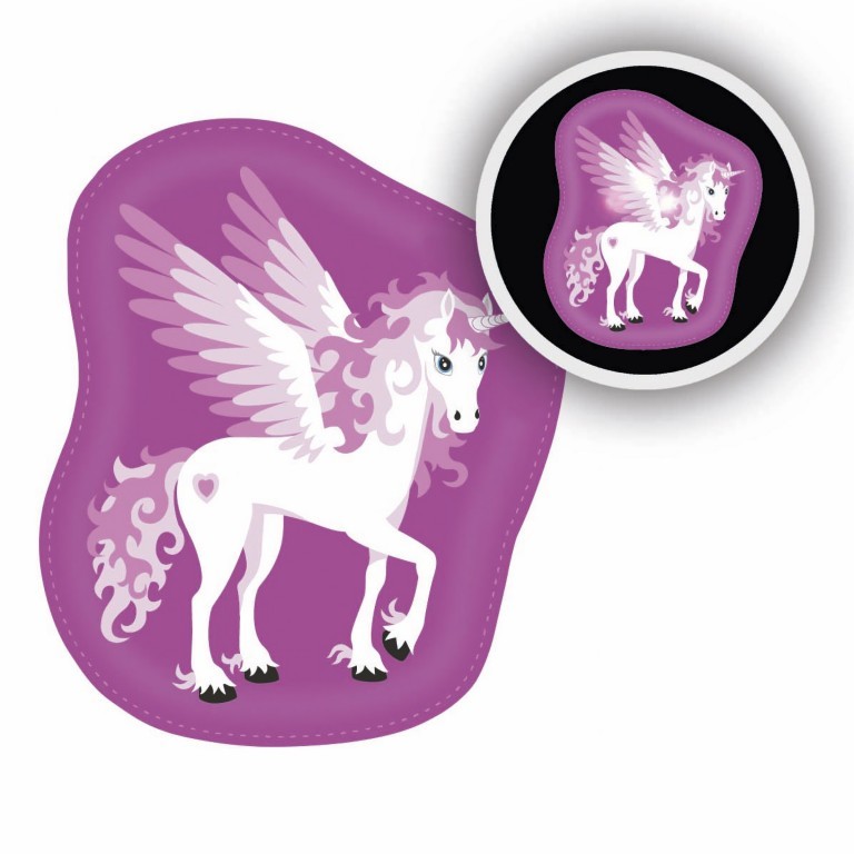 Sticker / Anhänger für Schulranzen Magic Mags Flash Pegasus Unicorn Nuala, Farbe: rosa/pink, Marke: Step by Step, EAN: 4047443491107, Bild 2 von 4