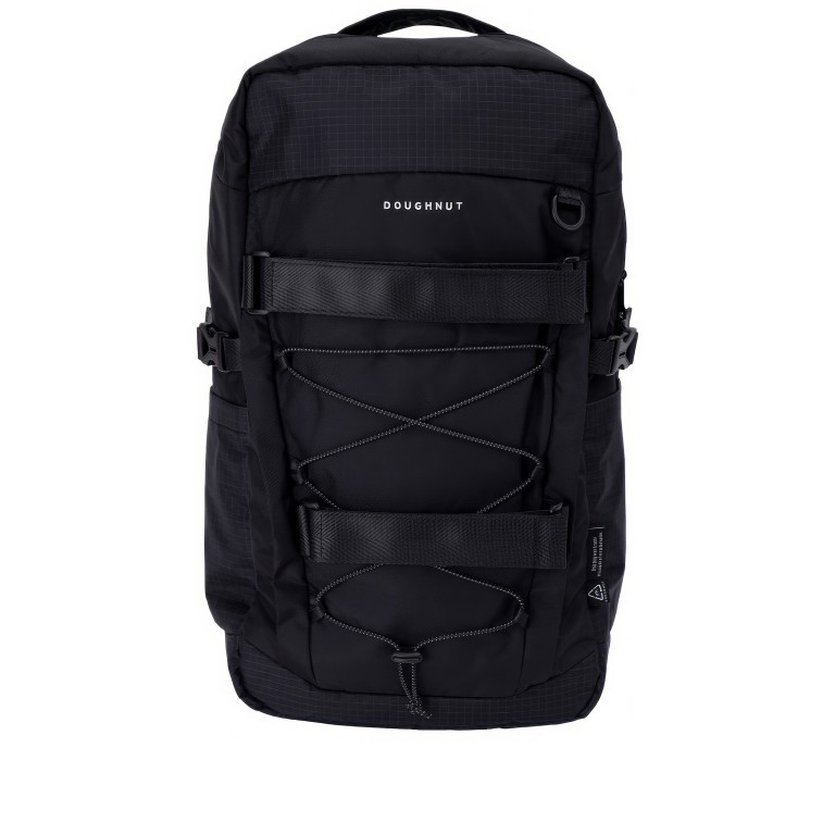 Rucksack Street Cruise Series Roaming mit Laptopfach 15 Zoll Volumen 27 Liter Black, Farbe: schwarz, Marke: Doughnut, EAN: 4895222512273, Abmessungen in cm: 30x53x16.5, Bild 1 von 12