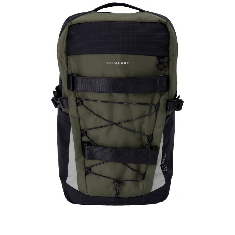 Rucksack Street Cruise Series Roaming mit Laptopfach 15 Zoll Volumen 27 Liter Army, Farbe: grün/oliv, Marke: Doughnut, EAN: 4895222512280, Abmessungen in cm: 30x53x16.5, Bild 1 von 12