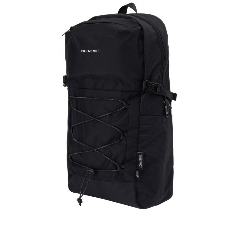 Rucksack Street Cruise Series Hypatia mit Laptopfach 13 Zoll Volumen 17 Liter Black, Farbe: schwarz, Marke: Doughnut, EAN: 4895222512235, Abmessungen in cm: 27.5x50.5x15.5, Bild 2 von 13