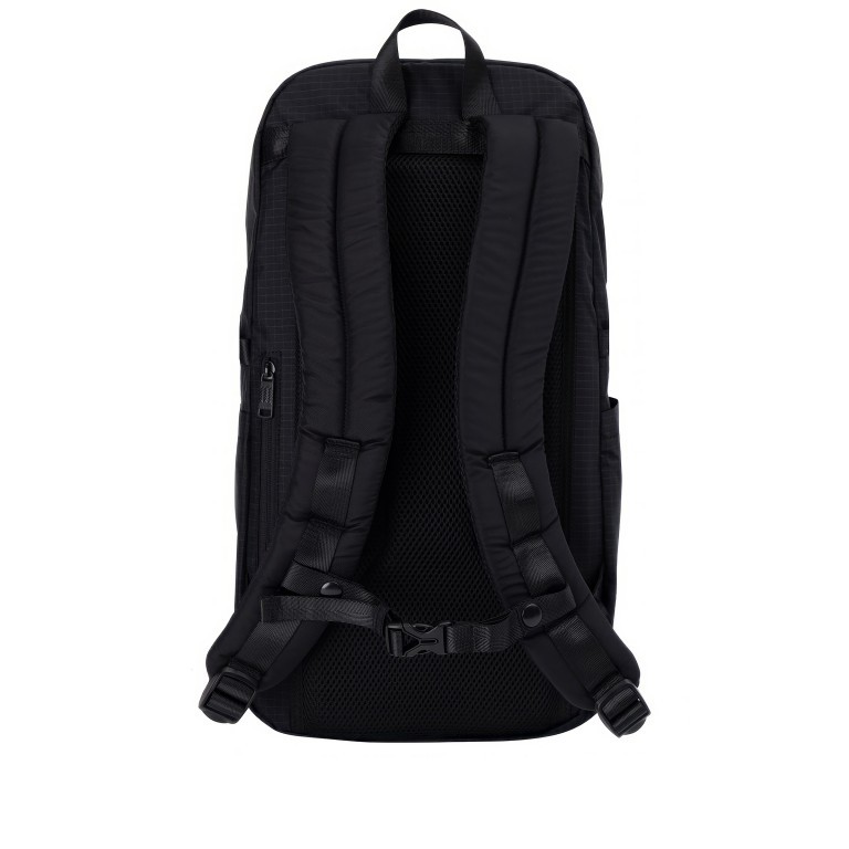 Rucksack Street Cruise Series Hypatia mit Laptopfach 13 Zoll Volumen 17 Liter Black, Farbe: schwarz, Marke: Doughnut, EAN: 4895222512235, Abmessungen in cm: 27.5x50.5x15.5, Bild 3 von 13