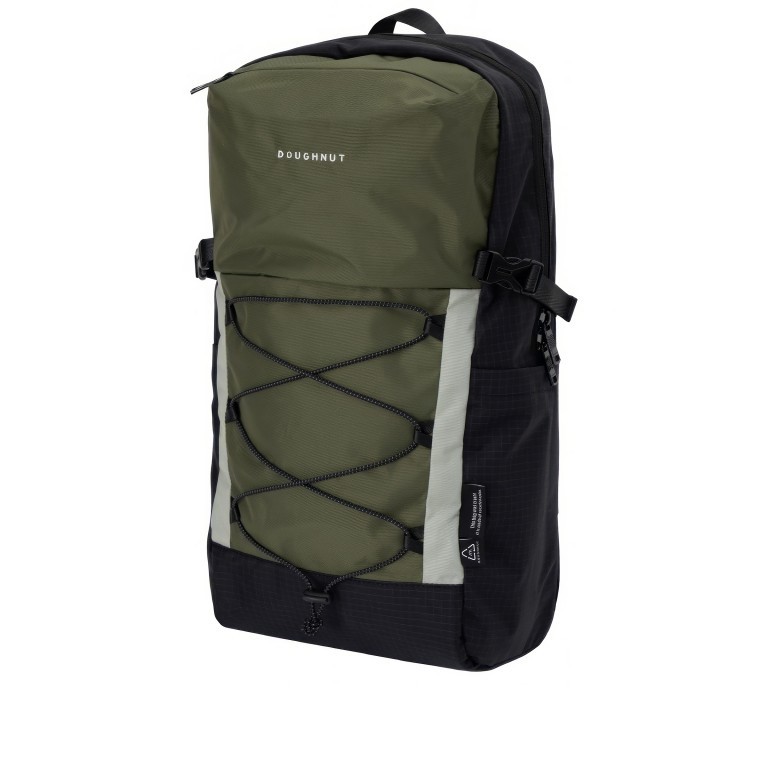 Rucksack Street Cruise Series Hypatia mit Laptopfach 13 Zoll Volumen 17 Liter Army, Farbe: grün/oliv, Marke: Doughnut, EAN: 4895222512242, Abmessungen in cm: 27.5x50.5x15.5, Bild 2 von 13