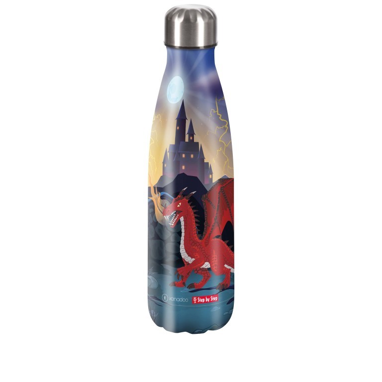 Trinkflasche Xanadoo Volumen 500 ml Dragon Drako, Farbe: schwarz, Marke: Step by Step, EAN: 4047443493842, Abmessungen in cm: 7.5x28x7.5, Bild 1 von 2