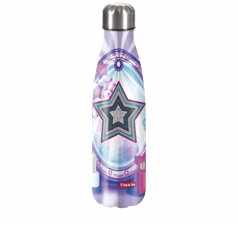 Trinkflasche Volumen 500 ml Glamour Star Astra, Farbe: rosa/pink, Marke: Step by Step, EAN: 4047443493866, Abmessungen in cm: 7.5x28x7.5, Bild 1 von 2