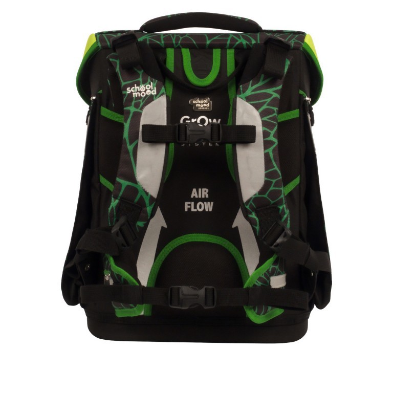 Schulranzen Hero Maxx Air+ 7-tlg. Linus, Farbe: grün/oliv, Marke: School Mood, EAN: 4260673272180, Abmessungen in cm: 30x38x22, Bild 6 von 9