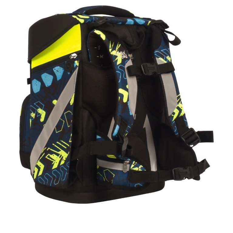 Schulranzen Hero Maxx Air+ 7-tlg. Elias, Farbe: gelb, Marke: School Mood, EAN: 4260673272128, Abmessungen in cm: 30x38x22, Bild 5 von 9
