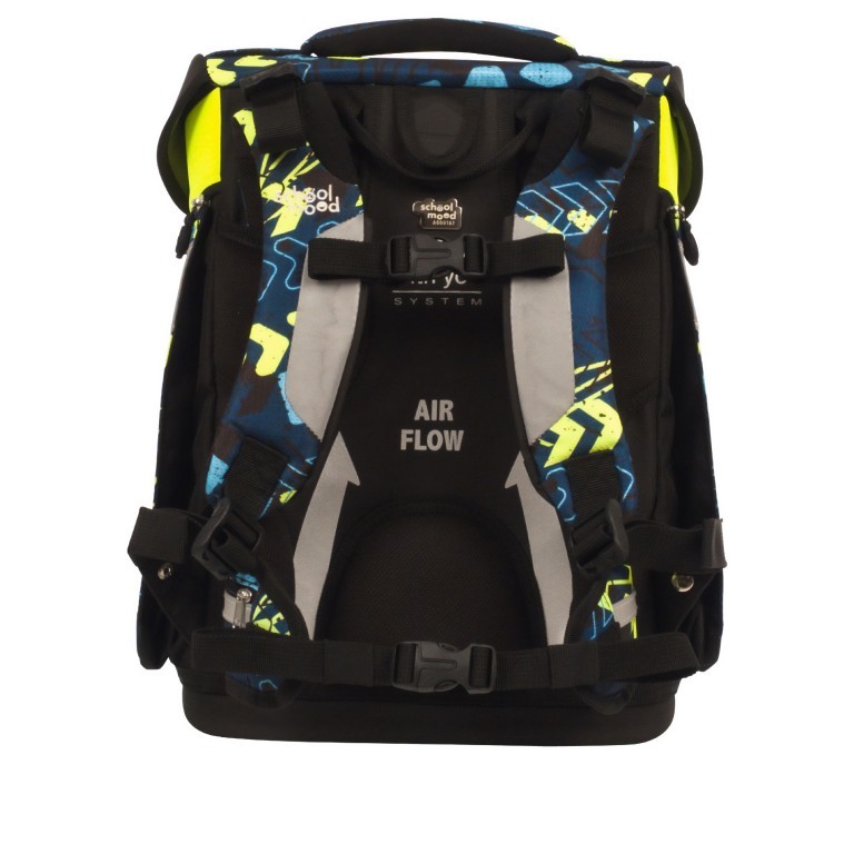 Schulranzen Hero Maxx Air+ 7-tlg. Elias, Farbe: gelb, Marke: School Mood, EAN: 4260673272128, Abmessungen in cm: 30x38x22, Bild 6 von 9