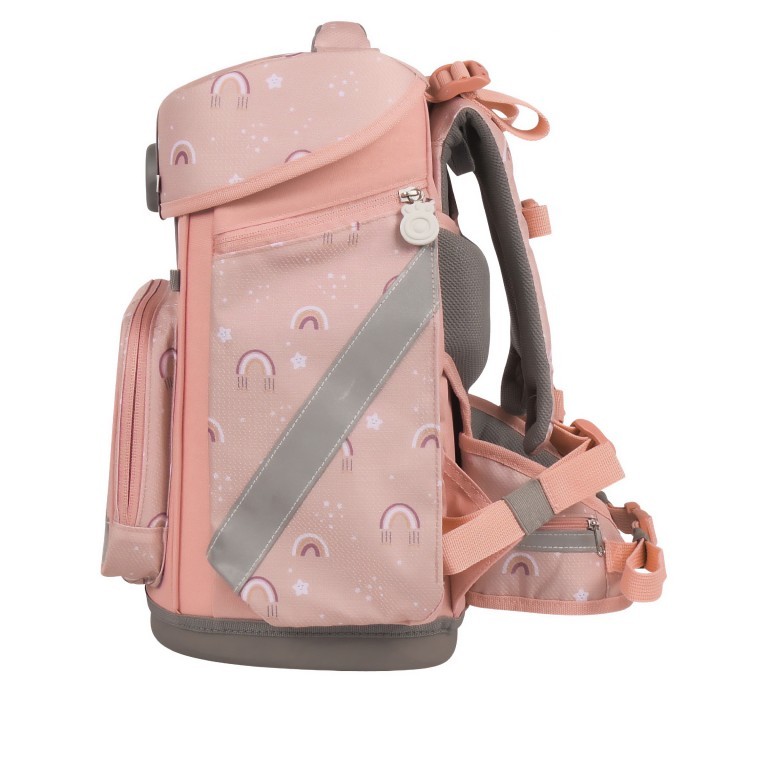 Schulranzen Hero Maxx Air+ Nordic Collection 7-tlg. Rainbow, Farbe: rosa/pink, Marke: School Mood, EAN: 4260673272388, Abmessungen in cm: 30x38x22, Bild 4 von 9