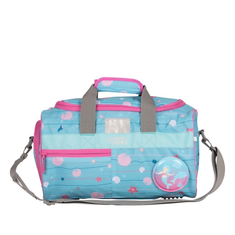 Sporttasche Lilly, Farbe: grün/oliv, Marke: School Mood, EAN: 4260673270384, Abmessungen in cm: 39x20x22, Bild 1 von 5