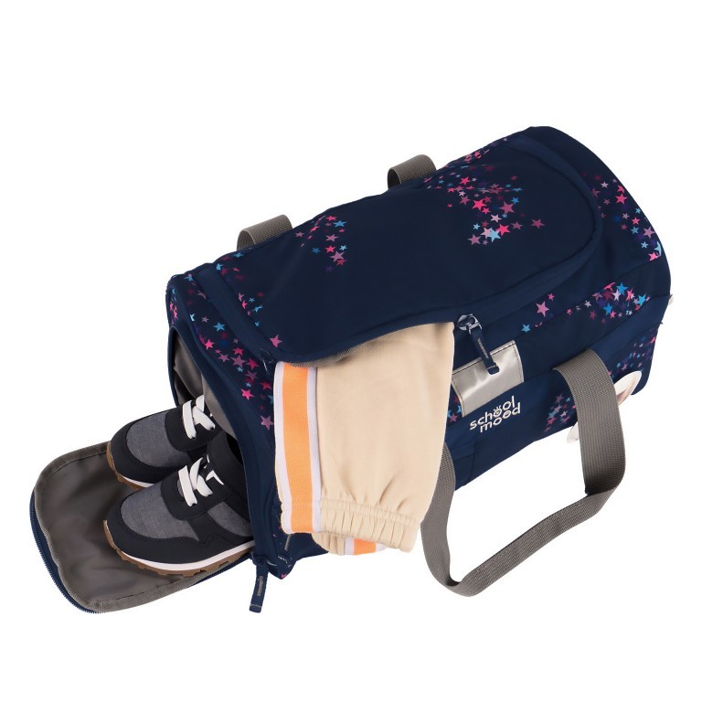 Sporttasche Leni, Farbe: flieder/lila, Marke: School Mood, EAN: 4260673270360, Abmessungen in cm: 39x20x22, Bild 4 von 4