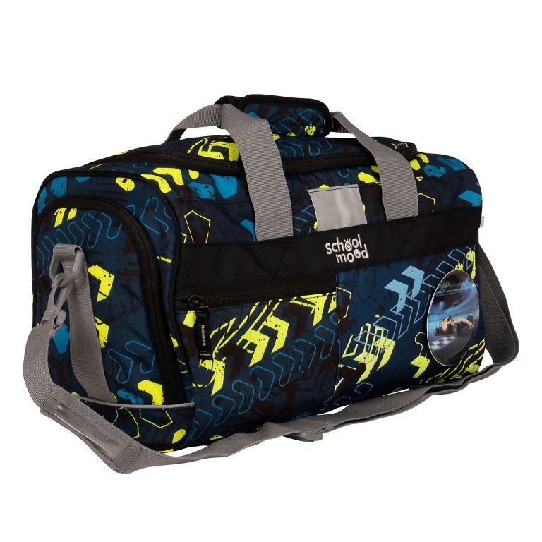 Sporttasche Elias, Farbe: gelb, Marke: School Mood, EAN: 4260673270452, Abmessungen in cm: 39x20x22, Bild 2 von 4